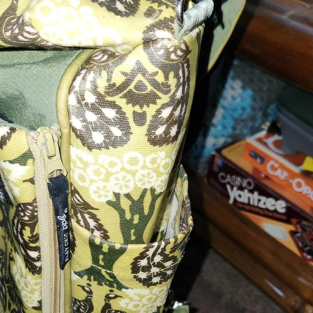 Petunia Pickle Bottom Yellow and Brown Baby Bag